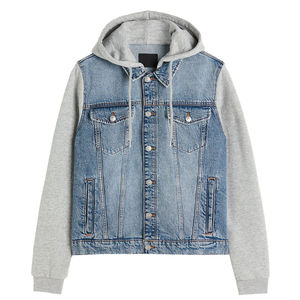 Vestes pour hommes Veste en jean design pour hommes Vêtements d'extérieur élégants Streetwear Élégance avec manches longues Coupe décontractée en denim de coton - Product Image 1