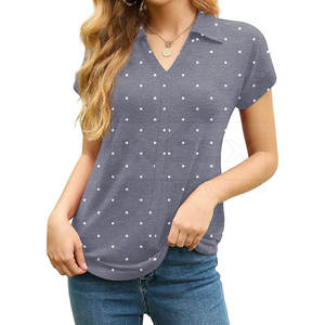 Ropa informal de algodón de alta calidad para mujer, camisas ligeras, ajustadas, transpirables, de secado rápido, personalizables - Product Image 4