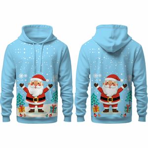 Sudadera con capucha navideña de invierno con estampado navideño unisex, disponible en todos los colores - Product Image 4