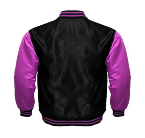 Logotipo personalizado de estilo de moda universitaria para chaqueta universitaria de béisbol de lana de talla grande transpirable para hombre con soporte frontal DDP envío - Product Image 2