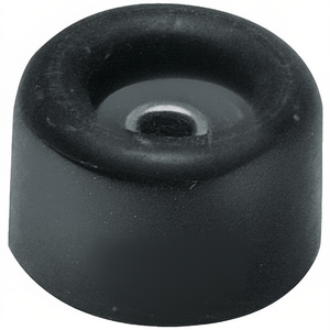 Protector de Puerta de Goma Negra, 40 mm de Diámetro, 35 mm de Altura, Montaje con Espiga - Paquete de 25 Protectores de Agarre para Estantes, Categoría de Producto - Product Image 2