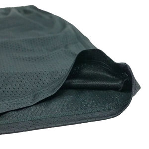 Buker Custom Logo Fitness Mesh <b>Shorts</b> Double Layer with <b>5</b> <b>Inch</b> <b>Inseam</b> Breathable Polyester Knee Embroidered Casual Style Pockets - Product Image 5