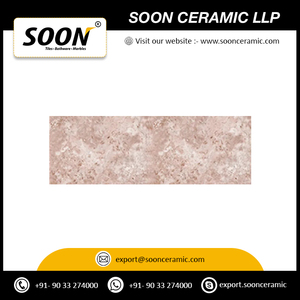 Digital Ceramic <b>Wall</b> Tiles 200x600mm Matte <b>Flowers</b> & Plants Texture Acid-Resistant Rustic Design for Hotel and Outdoor Use - Product Image 5