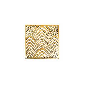 Sous-verre en cuivre pur COASTER METAL martelé forme ronde avec couvercle en verre Table et tampon en métal à usage domestique - Product Image 2