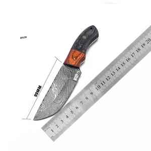 มีดสกินเนอร์เหล็กดามัสกัสแบบปรับแต่งได้ด้ามจับเรซิน - Product Image 6