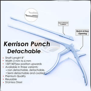Kerrison <b>Punch</b> Orthopedic Instrument <b>Set</b> Spinal Rongeurs Multifunctional Surgical Rongeur <b>Set</b> for Precision Bone Cutting - Product Image 4