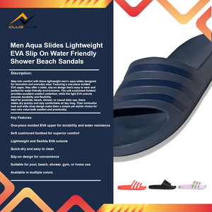 Sandalias de piel auténtica para hombre, chanclas ligeras de PVC de secado rápido, respetuosas con el agua, para Primavera e Invierno - Product Image 4