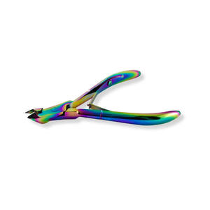 Pinzas profesionales para cutículas de acero inoxidable para dedos (apertura de mandíbula ancha portátil duradera de media mandíbula de 6mm) - Product Image 5