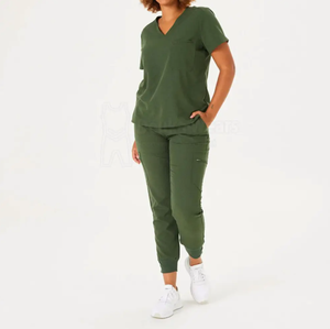 Conjuntos médicos de mujer de alta calidad de fabricación profesional, ropa de seguridad de gran tamaño, uniformes de hospital OEM, venta directa - Product Image 2