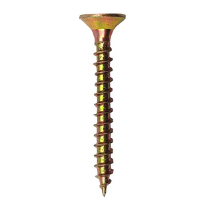 Tornillo autorroscante de cabeza plana de rosca fina M3.5 Grado 4 de hierro para paneles de yeso, tableros de fibra de zinc y paneles de pared, sistema de medición métrico - Product Image 1