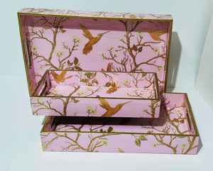 ถาดไม้อะคริลิคสำหรับโรงแรมหรือร้านอาหารสไตล์โมเดิร์นปรับแต่งได้ - Product Image 4