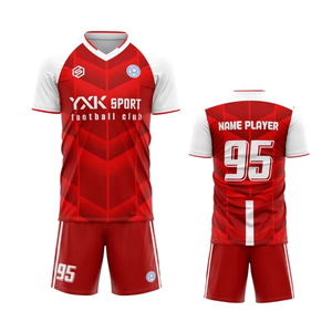 ชุดเสื้อเจอร์ซีย์ฟุตบอลชุดเสื้อกีฬาว่างเปล่าชุดวอร์มฟุตบอลเสื้อเจอร์ซีย์ฟุตบอลแบบปรับแต่งได้ใหม่ล่าสุด - Product Image 2