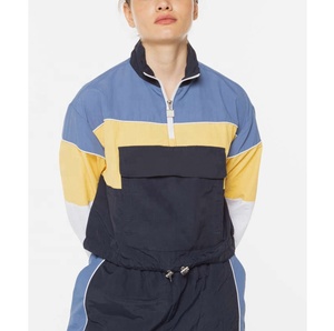 Combinaison coupe-vent personnalisable grande taille pour femmes survêtement tendance en nylon respirant de haute qualité, style extérieur décontracté et coupe-vent - Product Image 3