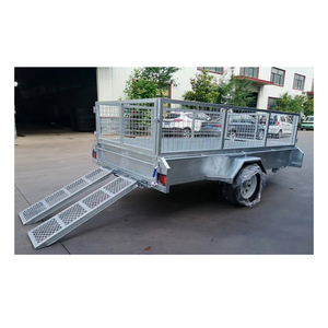 Remolque de jaula de un solo eje confiable Sistema de suspensión fuerte Acabado resistente a la corrosión Capacidad de remolque suave Núcleo de engranaje - Product Image 6