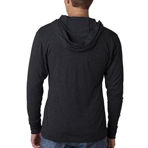 Sweat-shirt à capuche 100% coton de haute qualité et pas cher, couleur unie, imprimé personnalisé, coupe ajustée, manches longues, pour hommes du Bangladesh - Product Image 2