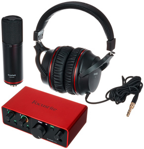 Interfaz de Audio Focusrite Scarlett Studio de Cuarta Generación 100% Auténtica con Micrófono - Product Image 1