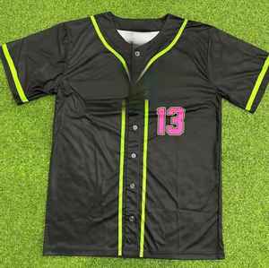 Uniforme de baseball unisexe de haute qualité avec logo personnalisé - Product Image 4