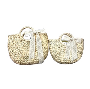 Bolsa de Jacinto de Agua de Calidad Premium, Bolsa de Cuerda de Papel Tejida, Bolsas de Playa de Macramé, Directamente del Proveedor Indio - Product Image 1