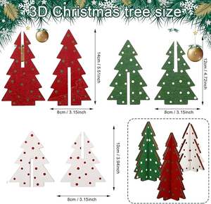 New Design Hot Sell Direct Sale Wholesale Indoor <b>Outdoor</b> Xmas Wooden <b>Tree</b> <b>Christmas</b> Holiday Decorative <b>Trees</b> - Product Image 3