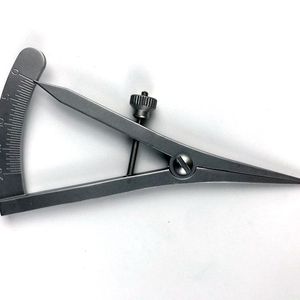 Instruments d'implant dentaire orthodontique vétérinaire 20mm jauge de mesure orthopédique incurvée en métal Castroviejo pied à coulisse - Product Image 3