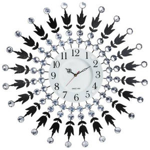 European Style Silent Metal Home Decoration Wall <b>Clock</b> Creative Peacock Design Wholesale Iron Art Plastic Material Wall Mounted - Product Image 2