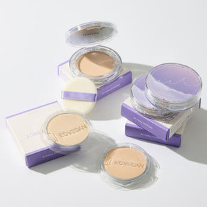 Base de maquillaje compacta con certificación vegana EVE, ajuste de polvo, polvo prensado para la cara, Control de aceite, acabado de maquillaje de dos colores - Product Image 5