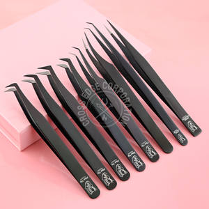 Eyelash Extension Tweezer Fiber Tip 35 Lightweight Isolation 45 Boot Volume Tweezers for Individual Eyelash Extension - Product Image 1