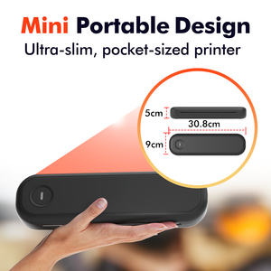 Fortuna JINGLE Bluetooth <span class=keywords><strong>USB</strong></span> alimentato termico A4 stampante portatile per il <span class=keywords><strong>Computer</strong></span> del telefono cellulare - Product Image 6