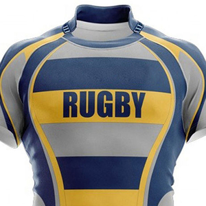 Maillots de rugby personnalisés haut de gamme, uniformes de qualité supérieure, impression par sublimation, services de conception OEM, ensembles de vêtements de sport en gros, manches courtes - Product Image 2
