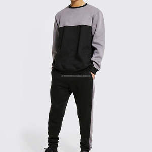 Conjunto Deportivo Personalizado Unisex en Negro y Gris con Paneles, Secado Rápido y Transpirable - Product Image 3