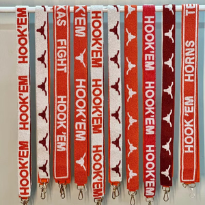 Sangle de sac à bandoulière en perles de rocaille brodées, élégante et durable, pour sac à main de créateur - Product Image 1