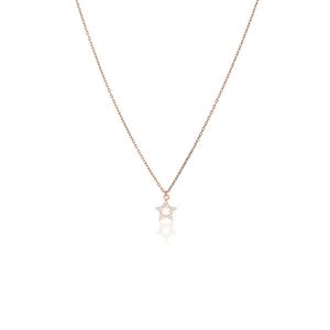 Collier pendentif mini étoile en argent sterling 925 Azuris, bijoux fins, origine Turquie - Product Image 1