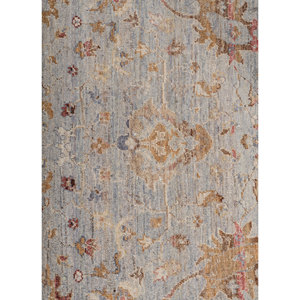 Alfombra Afgana de Lana Azul Tejida a Mano con Patrón de Medallón Someplace in Time EA-3011 (Cs-02) para Uso Doméstico - Product Image 3