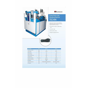 Techinj150 dọc thủy lực phôi tiêm thổi khuôn đơn màu vít Piston TPU TPR <span class=keywords><strong>PVC</strong></span> Pet PC PP máy tự động - Product Image 4