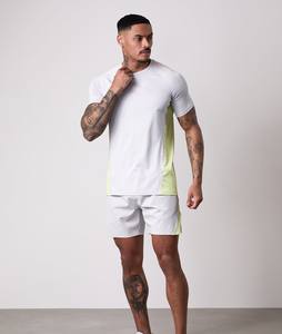 T-shirt à manches courtes pour homme, style tendance, vêtements de sport, séchage rapide, vêtements d'extérieur, couleur unie, t-shirt pour homme - Product Image 6