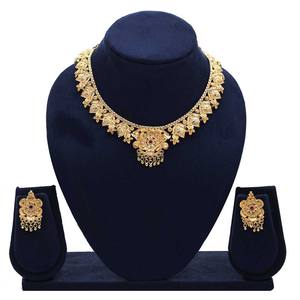 Wholesale Fashion 14K 18K 24K Gold Plated Jewelry Set Traditional <b>Floral</b> Design Jewelry Set Brass Gold Filled Forming Necklaces - Product Image 1