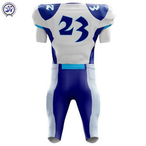 Premium Qualität Männer American Football Uniform Custom Printed Logo Sublimierte Kleidung Sport Wear Polyester American Uniform Set - Product Image 6