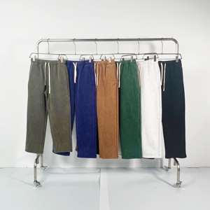 Conjunto de Otoño de peso pesado para hombre, sudaderas con capucha y cremallera de gran tamaño con lavado ácido y pantalones de chándal acampanados, conjunto de ropa con estampado de hojaldre 3D - Product Image 5