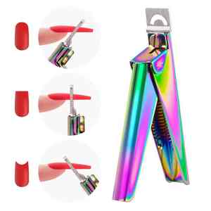 High Quality Stainless Steel Acrylic False <b>Nail</b> Edge Cutter Private Label <b>Nail</b> <b>Clipper</b> and Tip Cutter <b>for</b> Fingers on Sale - Product Image 1