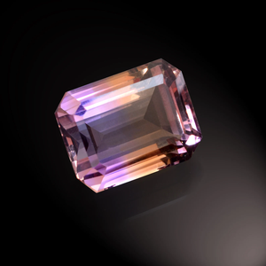 Ametrino AAA + 16x21mm, piedra de corte Octágono, bicolor ametrino Natural boliviano, piedras preciosas semipreciosas, corte suelto facetado para joyería - Product Image 4