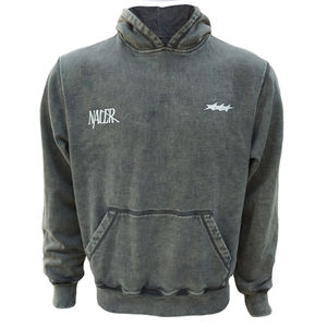 Sudadera con capucha vintage lavada con ácido personalizada 100% algodón jersey en blanco Sudadera con capucha desgastada informal logotipo estampado polar Terry Fabric - Product Image 1