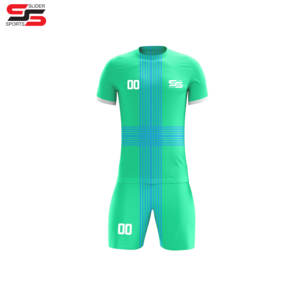 Personalizado 2025 sublimación fútbol Jersey poliéster tela entrenamiento fútbol uniforme al por mayor barato ratw with you club logo - Product Image 1