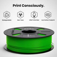 Numakers Best 1kg PLA Pro Vert Fluorescent 1.75mm Filament d'impression 3D 200C pour une impression lumineuse, vibrante et précise