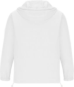 เสื้อแจ็กเก็ตกันลมกีฬาสีขาวสำหรับผู้ชายเสื้อกันฝนกลางแจ้งมีฮู้ดระบายอากาศได้สำหรับเดินทางแคมป์ปิ้งวิ่งปีนเขา - Product Image 3