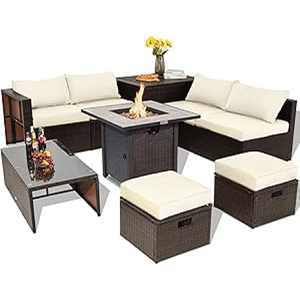 Muebles de exterior de mimbre vietnamita moderno, tela de ratán de alta calidad para sala de estar y parques, pedidos competitivos a granel para hoteles - Product Image 1