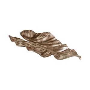 Plateau décoratif en aluminium martelé pour la décoration intérieure Article de cadeau Noël Mariage Thanksgiving. - Product Image 3