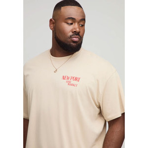 Camiseta lavada con cera de algodón de 300 gsm con logotipo personalizado para hombre, ropa de calle vintage holgada con diseño de serigrafía - Product Image 5