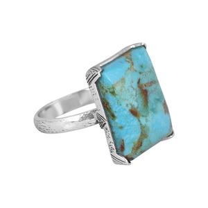 Best Quality Sterling Silver Natural Kingman Turquoise Gemstone Stackable Ring Custom Jewelry for Women Gift for Her - Product Image 3