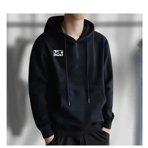 ชุดวอร์มแบบมีฮู้ดสำหรับเล่นยิมของผู้ชายชุดวอร์มแบบสวมหัวมีฮู้ดใส่70% 30% ผ้าฝ้ายโพลีเอสเตอร์แบบกำหนดเองสีเทา - Product Image 2