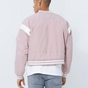 Men's Plus Size High Quality <b>Canvas</b> <b>Jacket</b> Stand Collar Letterman Style Winter Outdoor Use Customizable Color Logo-Wholesale - Product Image 2